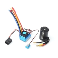 3650 moteur sans brosse 3100KV avec 120A ESC sans brosse pour 1/8 1/10 RC voiture RC bateau partie