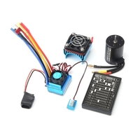 3650 moteur sans brosse 3100KV avec 60A sans brosse ESC dissipateur de chaleur carte de programmation pour 1/8 1/10 RC voiture RC bateau partie
