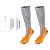 3.7 V chaussettes chauffantes chauffe-pieds chaussettes chauffantes électriques batterie lavable chaussettes chauffantes pour ski d