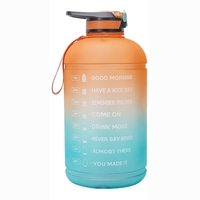 3.78L Gradient Straw Sports Kettle Outdoor Fitness Cup Bouilloire avec bouteille d