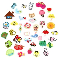 39PCS fer sur autocollants coudre sur autocollants