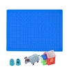 3D impression stylo tapis de qualité alimentaire silicone Pad multi-usages souple Silicone 3D dessin modèles copie conseil avec 2pcs Fingerstalls