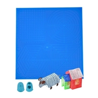 3D impression stylo tapis de qualité alimentaire silicone Pad multi-usages souple Silicone 3D dessin modèles copie conseil avec 2pcs Fingerstalls