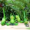 3D état créatif drôle drôle décoration ornement vert figurine
