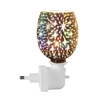 3D verre veilleuse électrique chauffe-huile brûleur de cire bureau à domicile encens chauffe-huile arôme lampe décorative