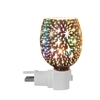 3D verre veilleuse électrique chauffe-huile brûleur de cire bureau à domicile encens chauffe-huile arôme lampe décorative