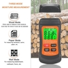 3in1 Multifonctionnel Numérique Bois Humidimètre Mur Carton Bois Humidité Testeur Détecteur De Teneur En Humidité ℃ et ℉ Commutable