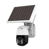 3mp caméra solaire extérieure WIFI caméra de sécurité solaire batterie alimenté caméras à domicile avec Vision nocturne,  détection de mouvement PIR,  Audio 2 voies,  IP65 étanche,  inclure la batterie 16800mAh
