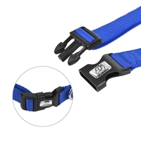 3pcs / Set collier de chien et harnais et laisse ensemble harnais de collier réglable 1.2m Laisse de marche XS / S / M / L taille pour petit / moyen / grands chiens chats