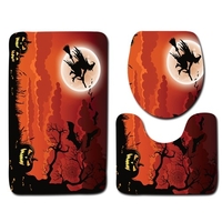 3pcs / set décor de salle de bain de style halloween