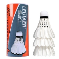 3pcs Badminton Shuttlecocks Durable Sports de plein air en intérieur