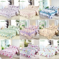 3pcs Bedding Set 230 * 230 CM fleur motif imprimé en fibre Polyester Patchwork Quilt couette oreiller à cordonnet cas masion de literie