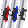 3pcs feu arrière de vélo rechargeable usb super brillant