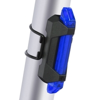 3pcs feu arrière de vélo rechargeable usb super brillant