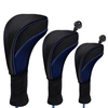 3pcs Golf Head Covers Driver Fairway Woods Headcovers Accessoires De Golf