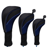 3pcs Golf Head Covers Driver Fairway Woods Headcovers Accessoires De Golf