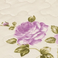3pcs literie ensemble 230 * 230 CM fleur Rose pourpre imprimé motif Polyester Fibre Patchwork Quilt couette oreiller cas literie maison,  linge