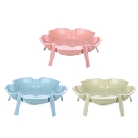 3Pcs Plats De Légumes Empilables En Forme De Fleur