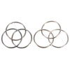 3pcs porte-clefs tour Split porte-clés outil essentiel en plein air