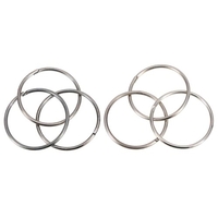 3pcs porte-clefs tour Split porte-clés outil essentiel en plein air