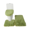 3PCS tapis de bain toilette couvercle couverture en forme de U tapis antidérapant doux tapis de sol absorbant l
