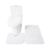 3PCS tapis de bain toilette couvercle couverture en forme de U tapis antidérapant doux tapis de sol absorbant l