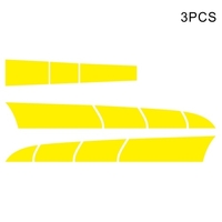 3pcs voiture capot bande autocollant auto course corps côté bande décalcomanie jupe toit bande créative réaménagement corps coller voiture carrosserie style autocollant amovible étanche