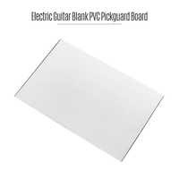 3Ply Construction Guitare Électrique Blank Pickguard Plaque De Scratch Plaque PVC DIY Customed Guitare Pièces Blanc