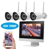 4 canaux HD 1080 P sans fil WiFi NVR Kit 10, 1 "enregistreur vidéo réseau + 4 pcs 1080 P WiFi IP Camera