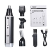 4 en 1 Électrique Trousse-cheveux Hommes Nez rechargeable Pleure-tête Éclips-tête à barbe