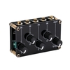 4-en-1-out Module de mélangeur passif Mini stéréo 4 canaux mélangeur passif mélangeur Audio 4 entrée Audio à 1 sortie Ultra Compact à faible bruit pour enregistrement Studio Console scène petit Club ou Bar