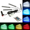4 en 1 Télécommande sans fil Atmosphère Contrôle Intérieur Light Bar plancher de la voiture Dash LED Décoration Lampe Kit 12V