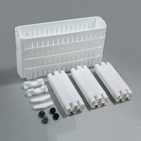 4 niveaux de stockage rack de stockage tour mince organisateur rack support étagère avec roues pour la cuisine à domicile buanderie buanderie