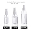 4 Pack 50 ml Bouteilles De Pulvérisation Fine Brume Transparent Vide En Plastique Bouteilles De Pulvérisation Rechargeable Bouteille Parfum Atomiseur Récipient pour Voyage Essentiel