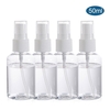 4 Pack 50 ml Bouteilles De Pulvérisation Fine Brume Transparent Vide En Plastique Bouteilles De Pulvérisation Rechargeable Bouteille Parfum Atomiseur Récipient pour Voyage Essentiel