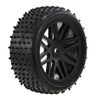 4 PCS 1/10 RC Pneu Hors Route Nail Point Tread Modèle V Trou Jante pour 1/10 HSP HPI Redcat RC4WD RC Buggy