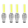 4 PCS Flash Tire Wheel Stem Cap Light Set pour Voiture Vélo Vélo Moto Automatique