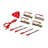 4 pcs GoolRC 500 mAh 3.7 V 25C JST Connecteur LiPo Batterie avec 4 en 1 USB Chargeur pour UDI U818A WLTOYS V959 V969 V979 RC Quadcopter