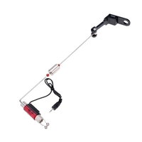 4 Pcs Iron Fishing Bite Alarme Hanger Swinger LED Illuminé Indicateur