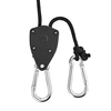 4 pcs Poulie Cliquets Robuste Corde Clip Cintre Réglable Levage Poulie Longe Cintre Kayak Et Canoë Bateau Arc Corde Verrouillage Sangle D