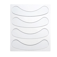 4 pièces / ensemble coussin nasolabial anti-rides Silicone réutilisable autour des lèvres autocollants coussinets de levage pour le visage