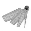 4 pièces 0-29mm trou mesure cônes règle lacunes mesure règle ensemble profondeur inspection règle utilitaire outil de mesure