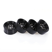 4 pièces 1.55 pouces RC voiture jante de roue en métal pour 1/10 Pajero TF2 LC70 CC01 D90 RC voiture de camion sur chenilles