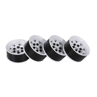 4 pièces 1.55 pouces RC voiture jante de roue en métal pour 1/10 Pajero TF2 LC70 CC01 D90 RC voiture de camion sur chenilles