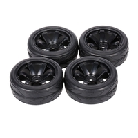 4 pièces 1.8 pouces 65mm jante et pneu de voiture tout-terrain pour 1/10 HSP HPI TAMIYA Traxxas Redcat RC voiture