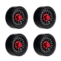 4 pièces 1.9in moyeu de jante de roue en métal Beadlock pour voiture sur chenilles 1/10 RC Compatible avec TRX4 Hsp Redcat Traxxas Tamiya Hpi Rc4wd voiture RC axiale