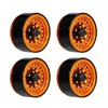 4 pièces 1.9in moyeu de jante de roue en métal Beadlock pour voiture sur chenilles 1/10 RC Compatible avec TRX4 Hsp Redcat Traxxas Tamiya Hpi Rc4wd voiture RC axiale