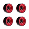 4 pièces 1.9in moyeu de jante de roue en métal Beadlock pour voiture sur chenilles 1/10 RC Compatible avec TRX4 Hsp Redcat Traxxas Tamiya Hpi Rc4wd voiture RC axiale