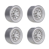 4 pièces 1.9in moyeu de jante de roue en métal Beadlock pour voiture sur chenilles 1/10 RC Compatible avec TRX4 Hsp Redcat Traxxas Tamiya Hpi Rc4wd voiture RC axiale