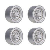 4 pièces 1.9in moyeu de jante de roue en métal Beadlock pour voiture sur chenilles 1/10 RC Compatible avec TRX4 Hsp Redcat Traxxas Tamiya Hpi Rc4wd voiture RC axiale